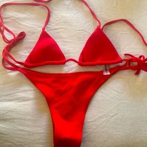 New ZAFUL red bikini